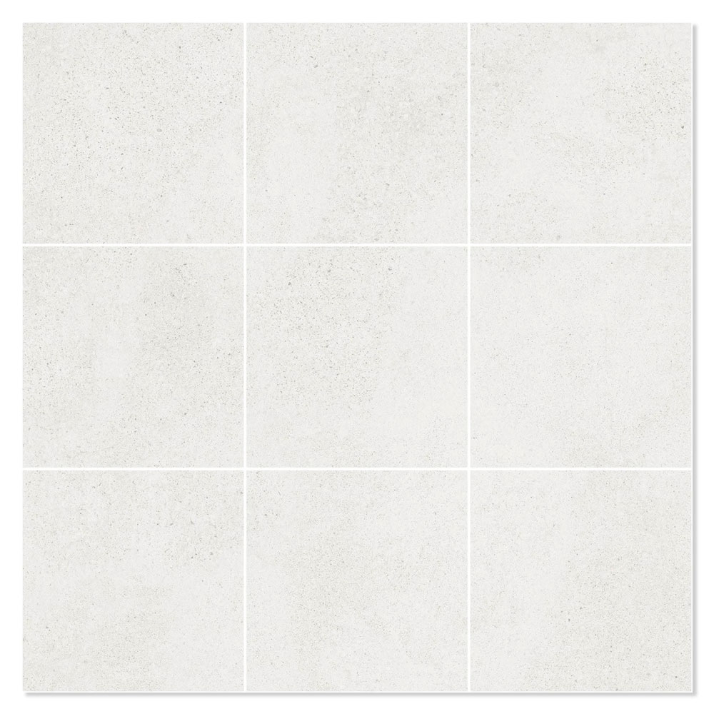 Mosaikkflis Integra Hvit Matt 30x30 cm